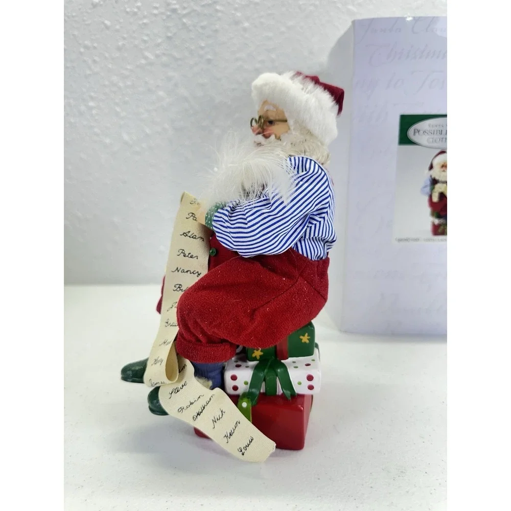 Department 56 Clothtique Possible Dreams Santa Clause Is Coming To Town 4026710D